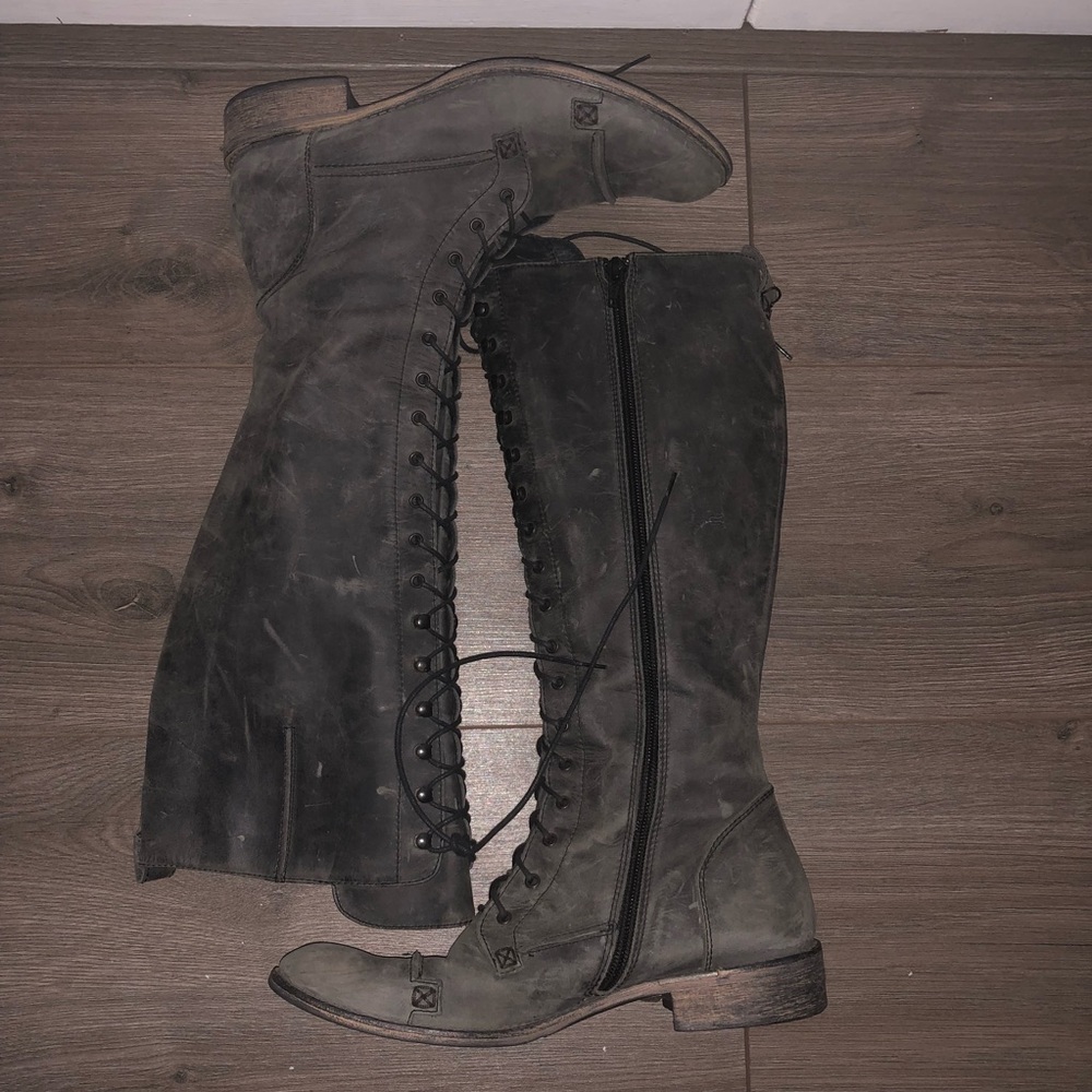 Charles David Regiment Lace Up boots